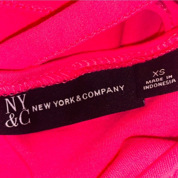 New York & Company Hot Pink Dress - Picture 9 of 9